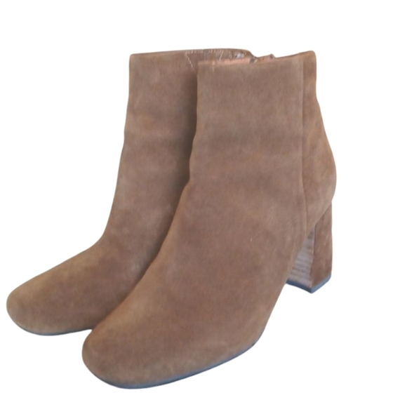 Gentle Souls Brown Suede Ankle Boots Women's Brown Booties size 7 - Picture 7 of 12